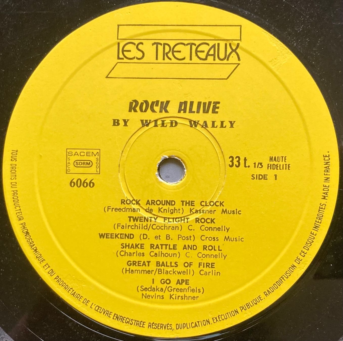 Schallplatten: WILD WALLY - ROCK ALIVE ! – Gebraucht aus Poliez-Pittet von Newtown-Records 2