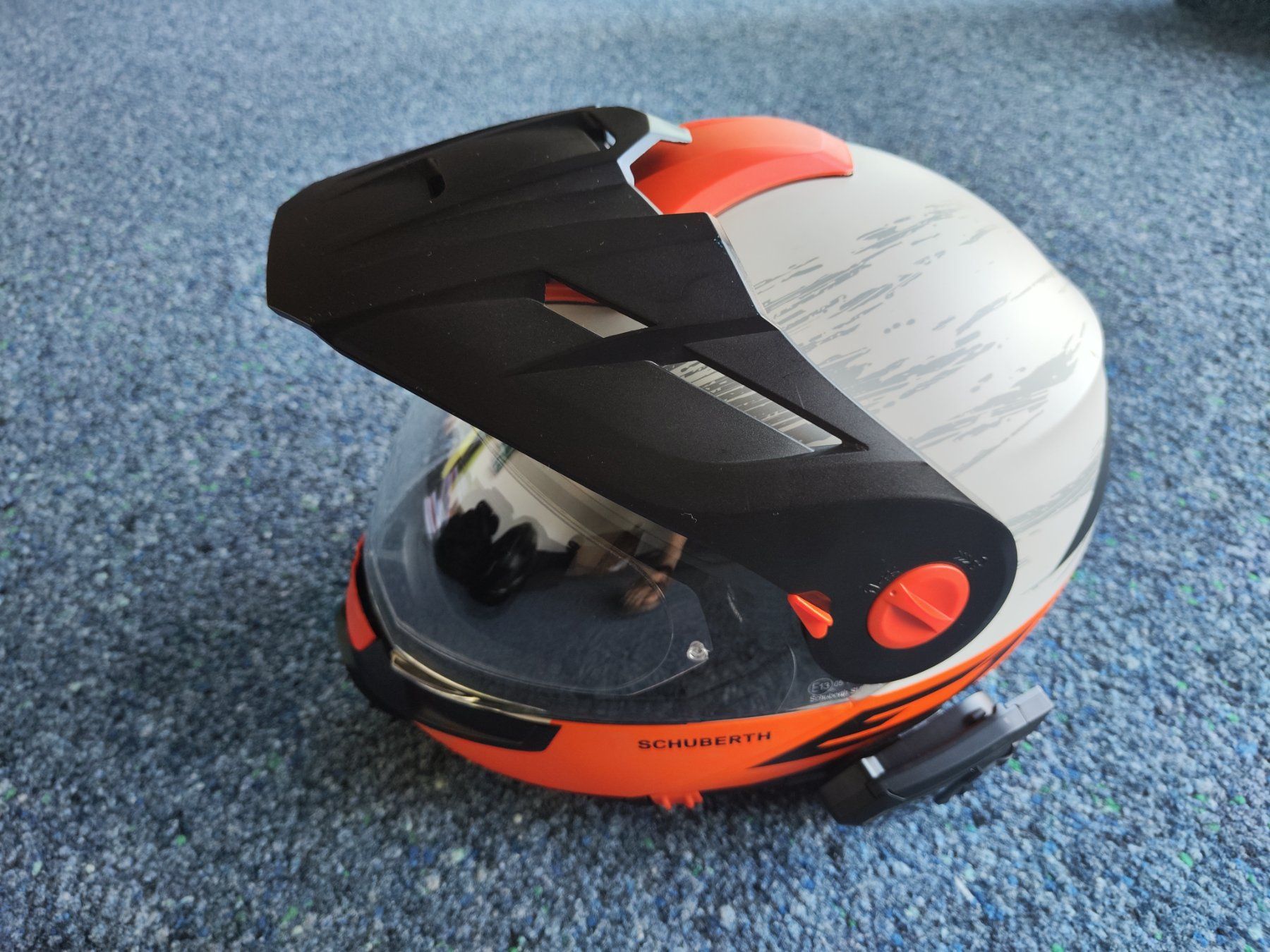 Helme & Visiere: Schuberth E1 Helm  M(57) mit Sena 30K – Gebraucht aus Heiden von fierecar 1