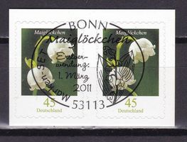 BRD 2011 Maiglöckchen - selbstklebende Briefmarken - ET (81)