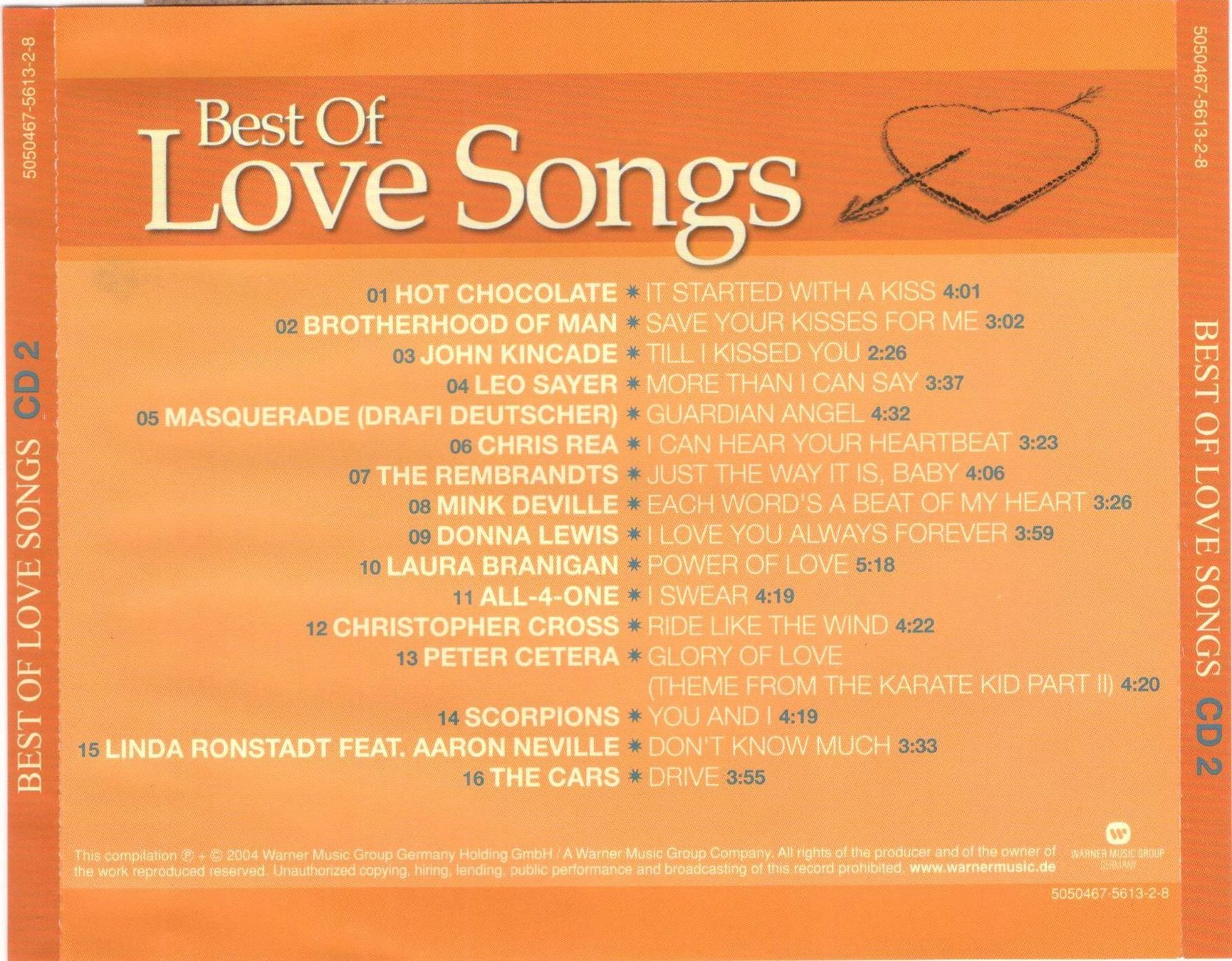 CDs: CD Best of Love Songs Vol. 2 – Gebraucht aus St. Margarethen TG von Smiley-Face 1