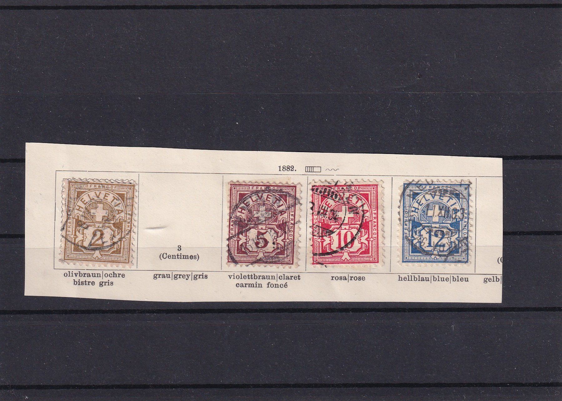 Tutti i francobolli: 1882 Ziffermuster: Lot – Usato da Birsfelden venduto da chr_yq2g