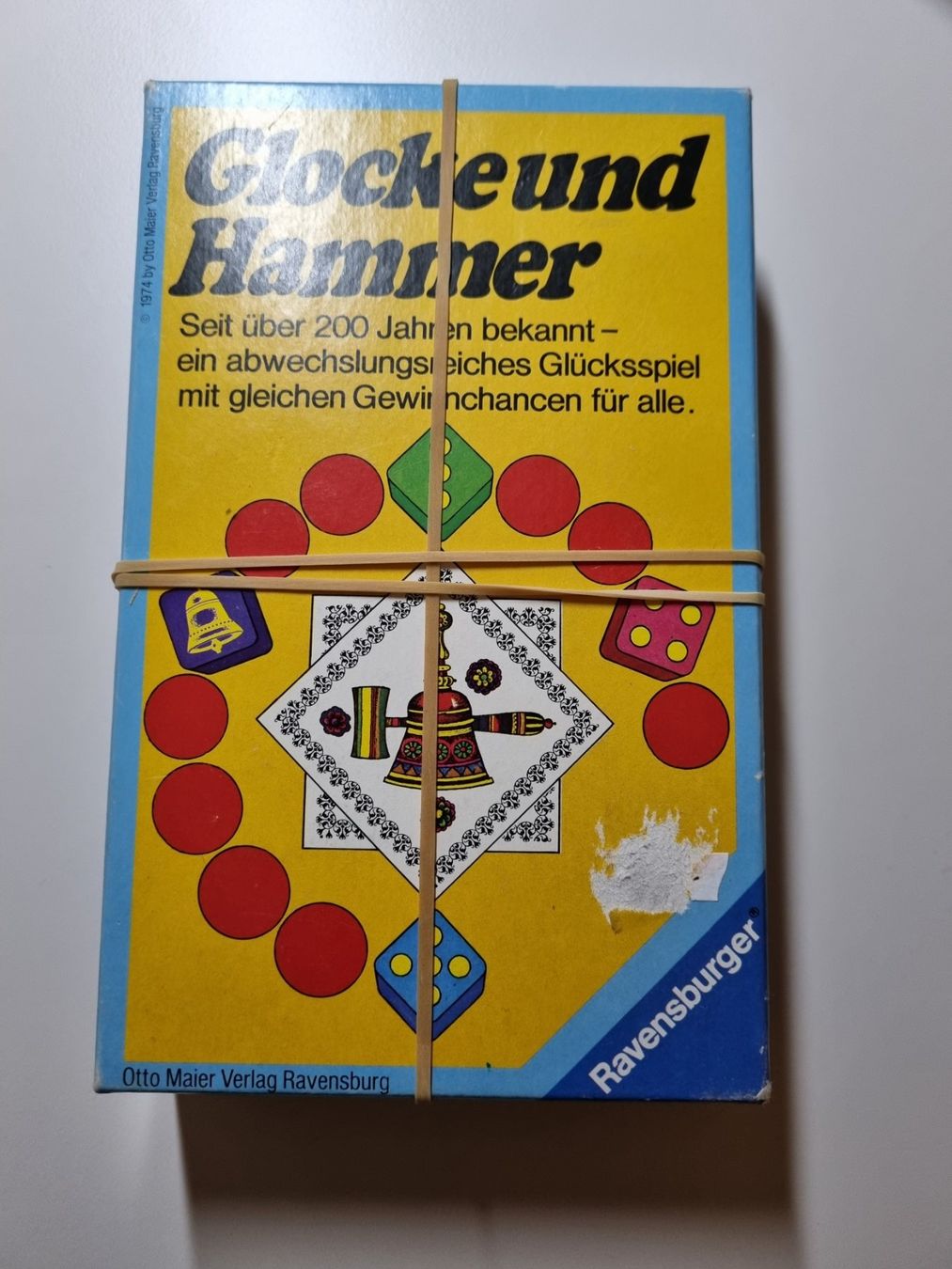 Ravensburger Giochi: SPIEL GLOCKE UND HAMMER RAVENSBURGER – Nuovo e nell'imballaggio originale da Zofingen venduto da Felpa