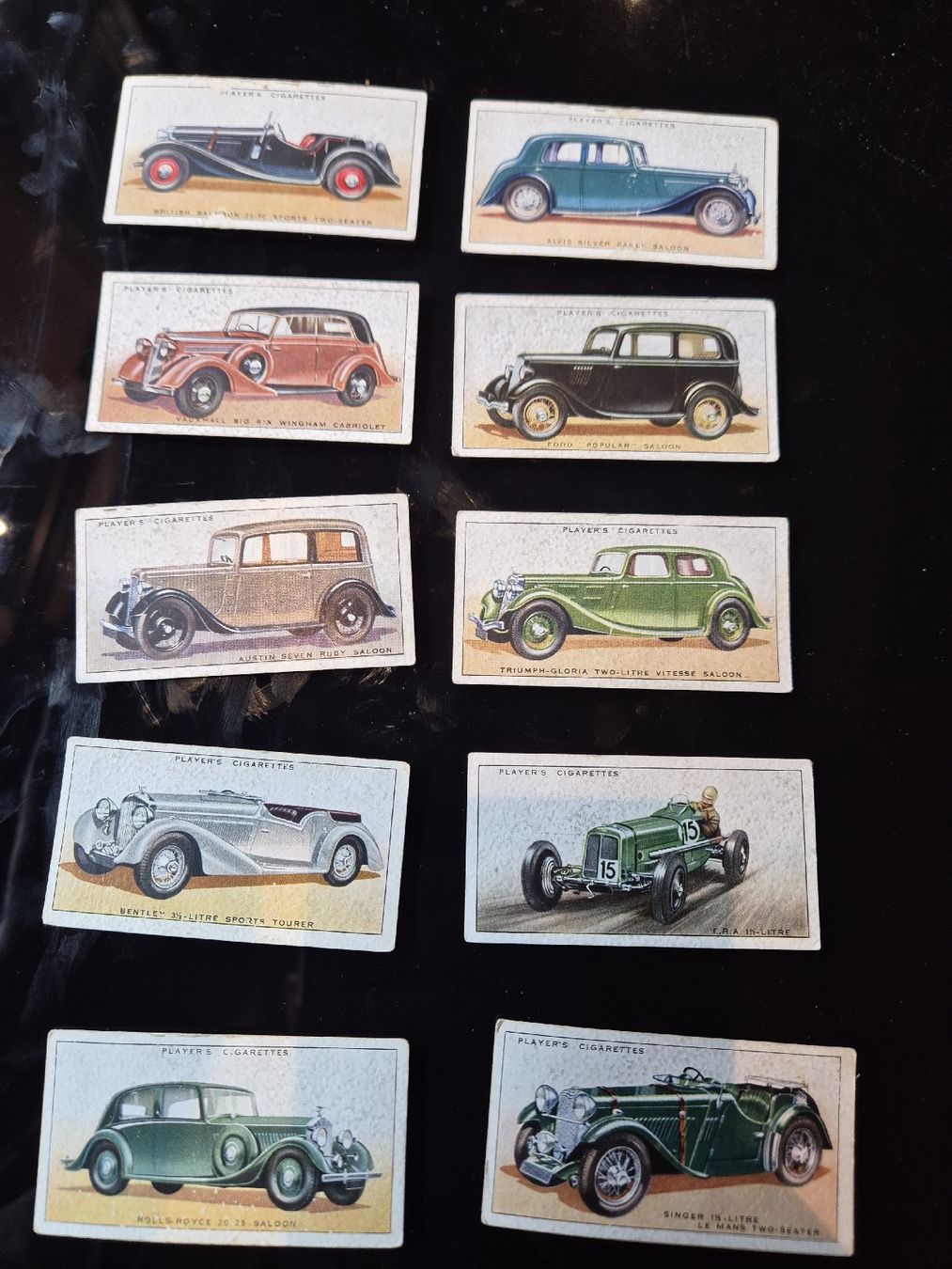 Sammelbilder & Trading cards: Zigarettenbilder Autos lot 16 – Gebraucht aus Hofstetten BE von hillhood