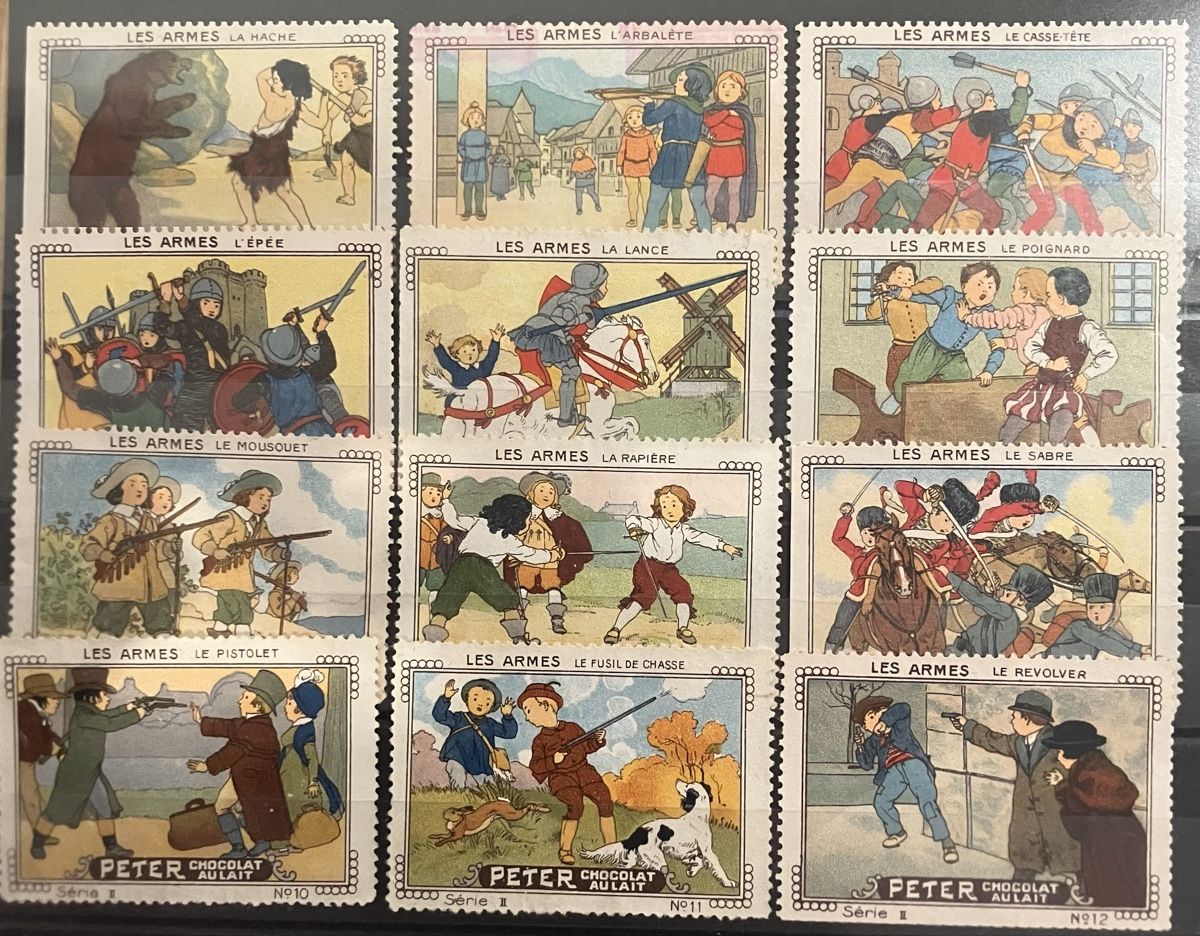 Tutti i francobolli: Vignetten / Marken Peter Chocolat – Usato da Hunzenschwil venduto da zibu88