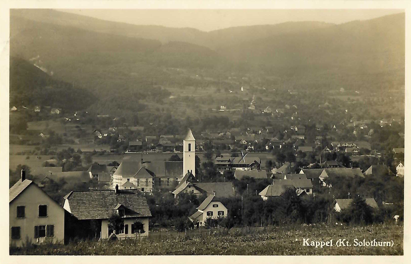 Cartes postales: Kappel SO Ortsansicht ,  1938 – D'occasion à Solothurn par Bepposol