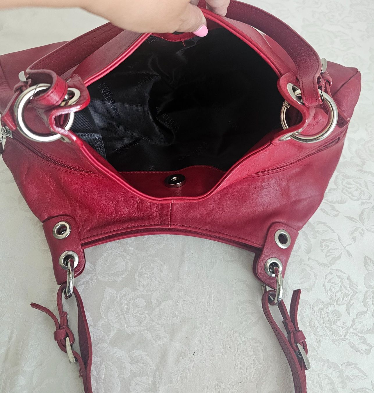 La Martina Borse da donna: *MARTINA * Original Handtasche Leder – Usato da Bronschhofen venduto da Xena37 8