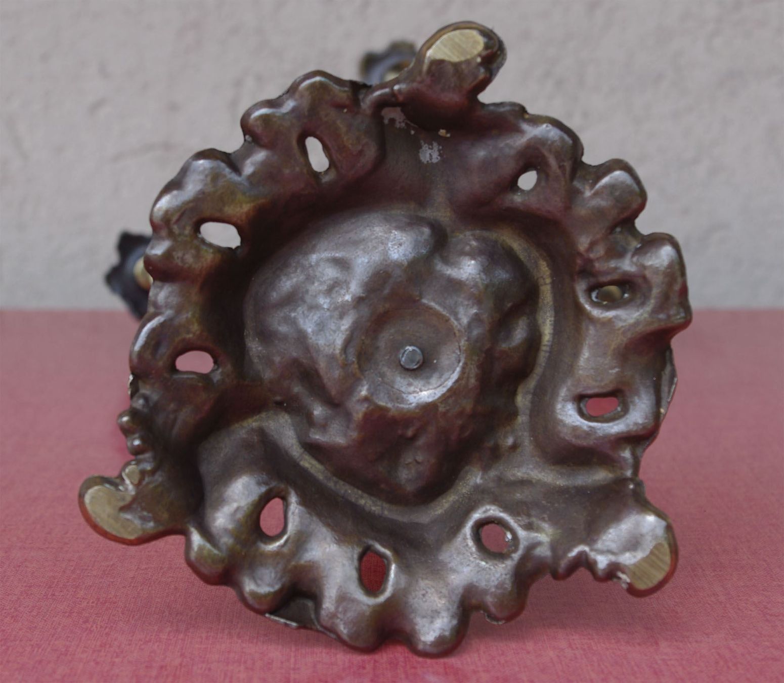 Kerzenständer: Art Nouveau Kandelaber 45cm – Gebraucht aus Meggen von Trouvaillen 8