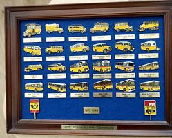 Offizielle Postauto Pinsammlung