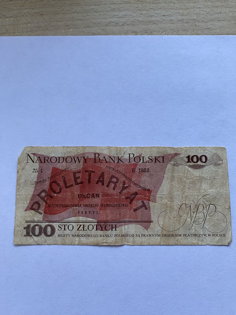 Banknoten: Polen 100 Zloty 1976 – Gebraucht aus Buttwil von Oni-78 1