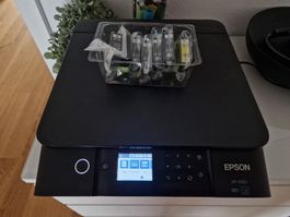 Epson Drucker XP-6100 mit Tintenpatronen 202 schwarz