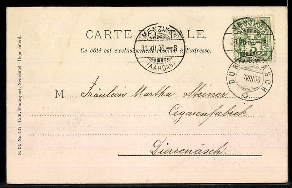 Cartoline postali: AK Aargau, Bauernhaus – Usato da Berlin venduto da bartko-reher 1