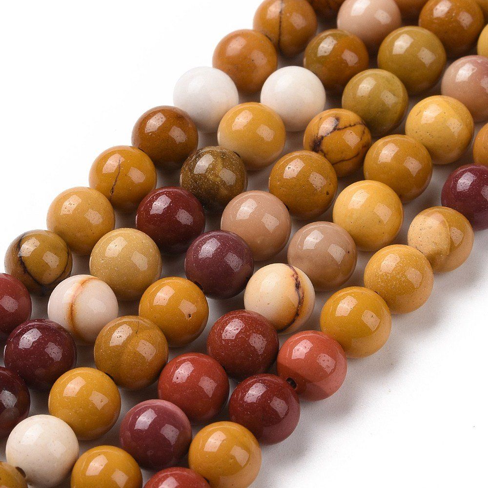 Pietre preziose: Mookaite 6mm 1 Strang – Nuovo (secondo la descrizione) da Alpnachstad venduto da perlengaby 1