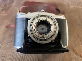 Agfa Isolette II Faltkamera mit Ledertasche vintage Zustand