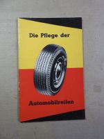 Dunlop Reifen Pflege Broschüre, Ratgeber, Vintage, 1951