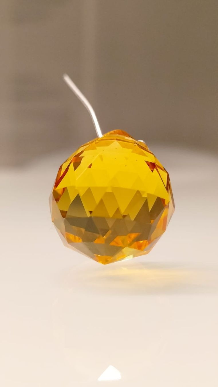 Tutte le decorazioni: Kristallkugel - Bohemia amber D2cm – Nuovo e nell'imballaggio originale da Oekingen venduto da italia006 2