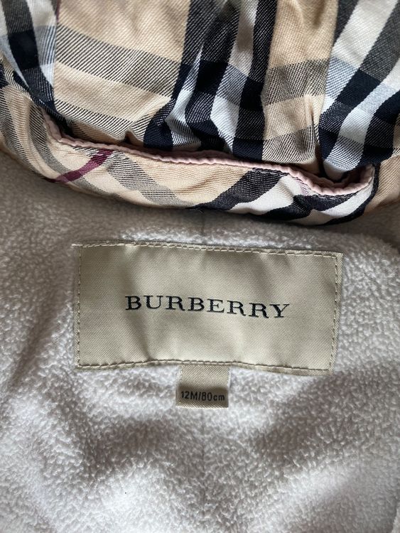 Original Burberry Skianzug Schneeanzug Gr. 80 12 Mte rosa Kaufen auf Ricardo