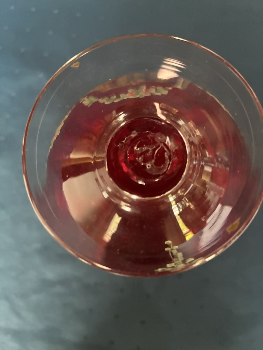 Murano Vasen & Gefässe: Antike, rubinrote Glasvase Murano – Gebraucht aus Dornach von Rosengarten 5
