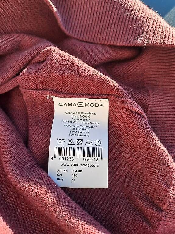 Pullover & Sweatshirts: Ärmelloser Pulli Gr. XL dunkelrot – Gebraucht aus Liestal von daspi01 1