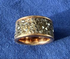 Glitzer Ring Rosé-Gold Optik von Tchibo✨