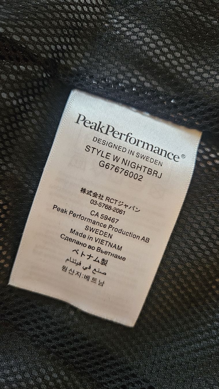 Peak Performance Giacche: PEAK PERFORMANCE Style W NightBRJ – Usato da Rheinfelden venduto da DHS 6