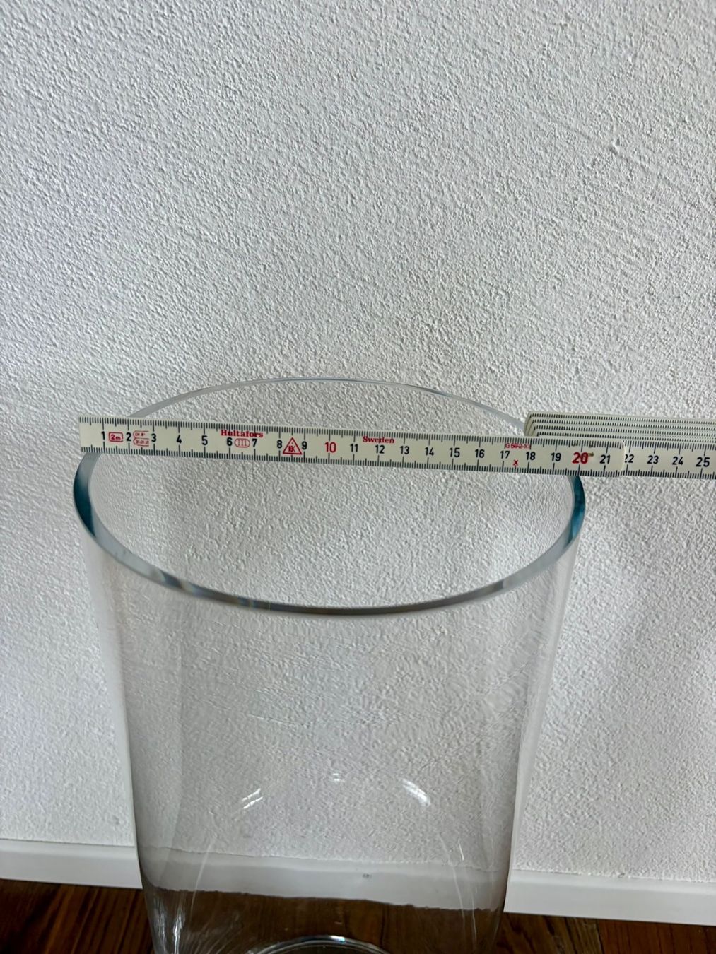 Vasi & Recipienti: Ab 1.- !!!! Grosser Glaszylinder Vase – Usato da Lufingen venduto da bombolulu 3