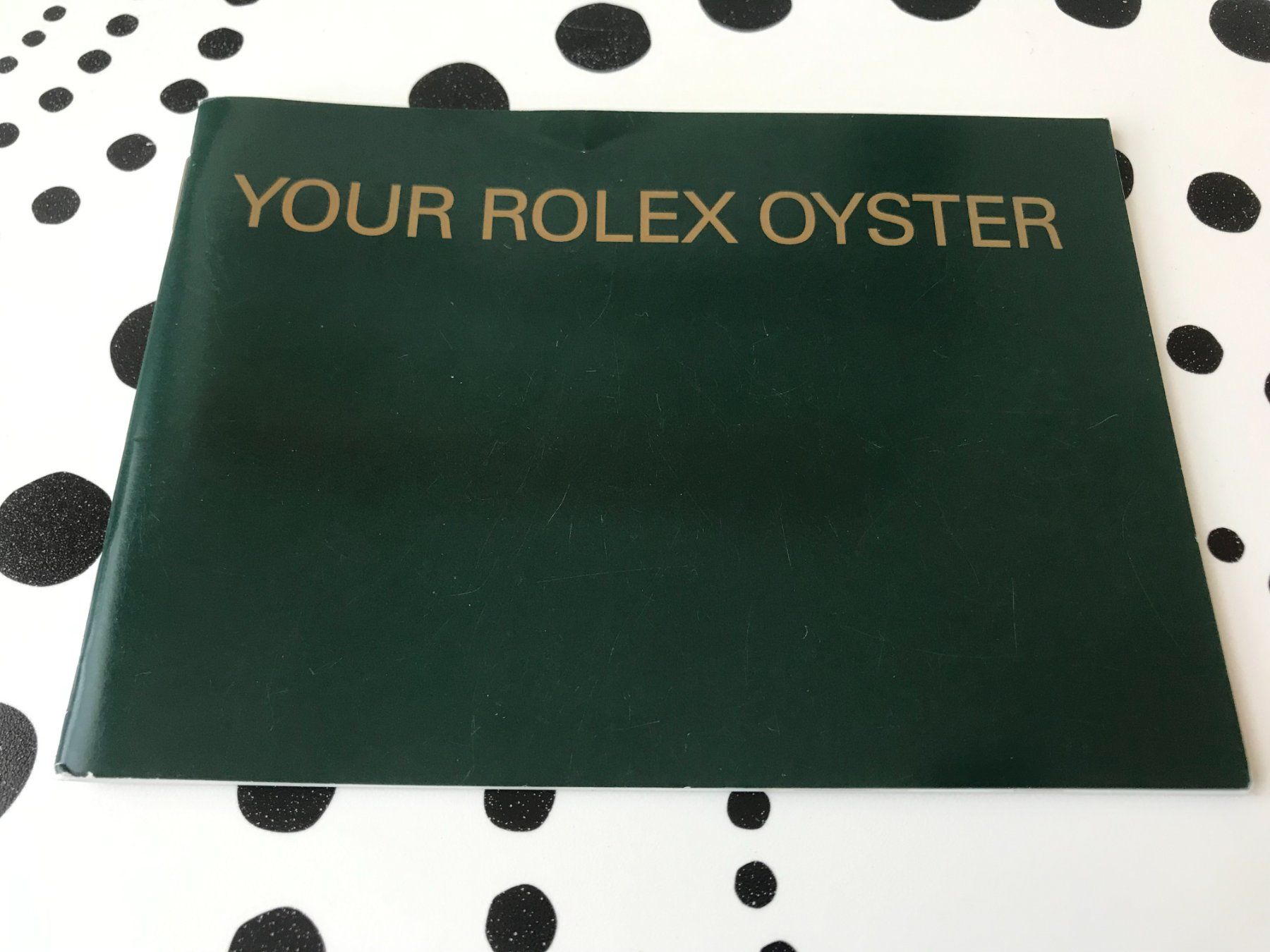 Rolex Dokumente: YOUR ROLEX OYSTER - BOOKLET ORIGINAL ENGLISH VERSION !!! – Gebraucht aus Epalinges von watchforyou