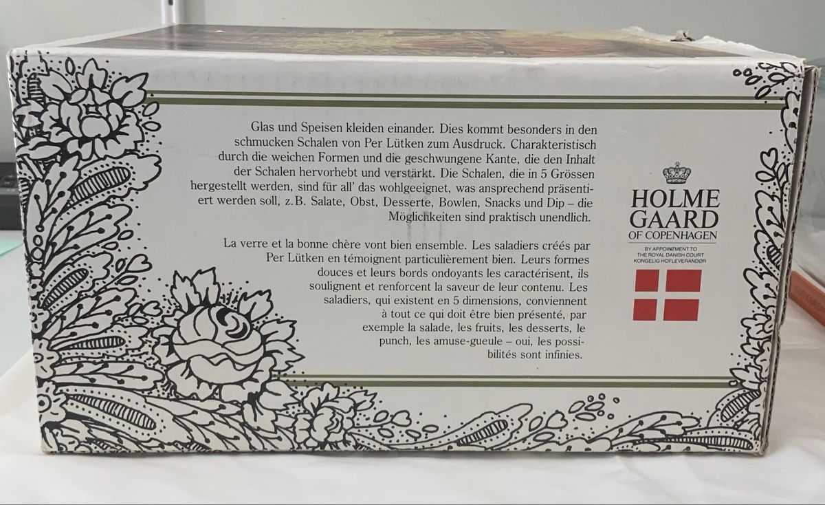 Holmegaard Ciotole: Coupe Holmegaard Copenhagen – Usato da rolle venduto da Tontonjulot 9