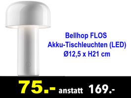 🔴  Tischleuchte FLOS BELLHOP Ø12,5 x H21 cm LED /365B
