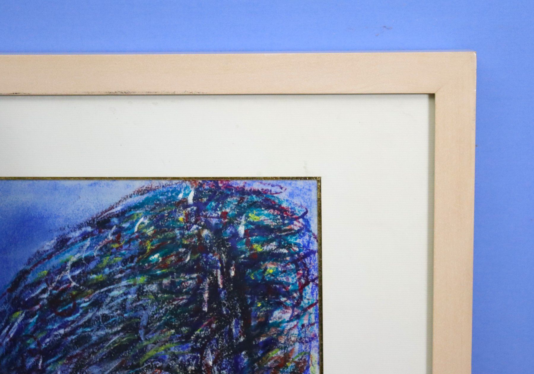 Gemälde: Gershon Knispel 1932.2018, grosses Pastell, Mischtechnik – Gebraucht aus Zug von Kunst-Fundgrube 7