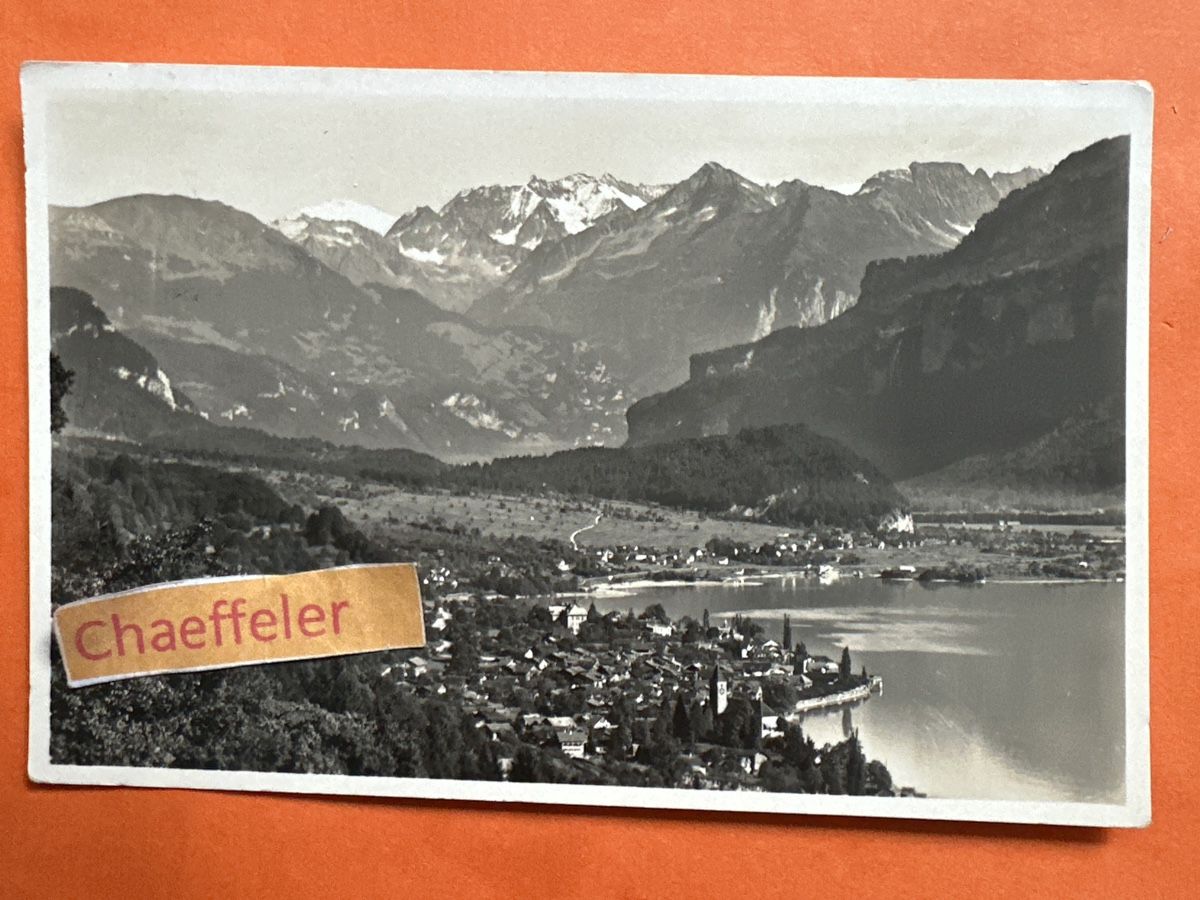 Ansichtskarten: 1936 Brienz – Gebraucht aus Zürich von Chaeffeler