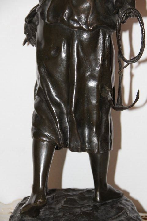 Skulpturen & Statuen: Antique sculpture en bronze signe . – Gebraucht aus Praz (Vully) von pikuluka1 5