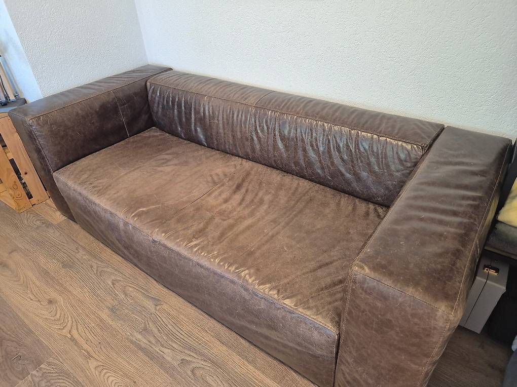 Sofas: Canapé en cuir – D'occasion à Delémont par Dadg17 1