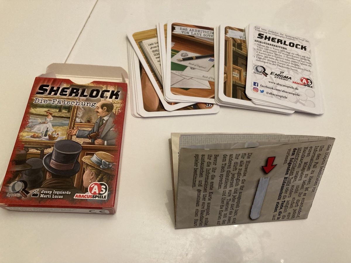Giochi: Sherlock Kartenspiel, Die Fälschung – Usato da Emmenbrücke venduto da JJ_89 2