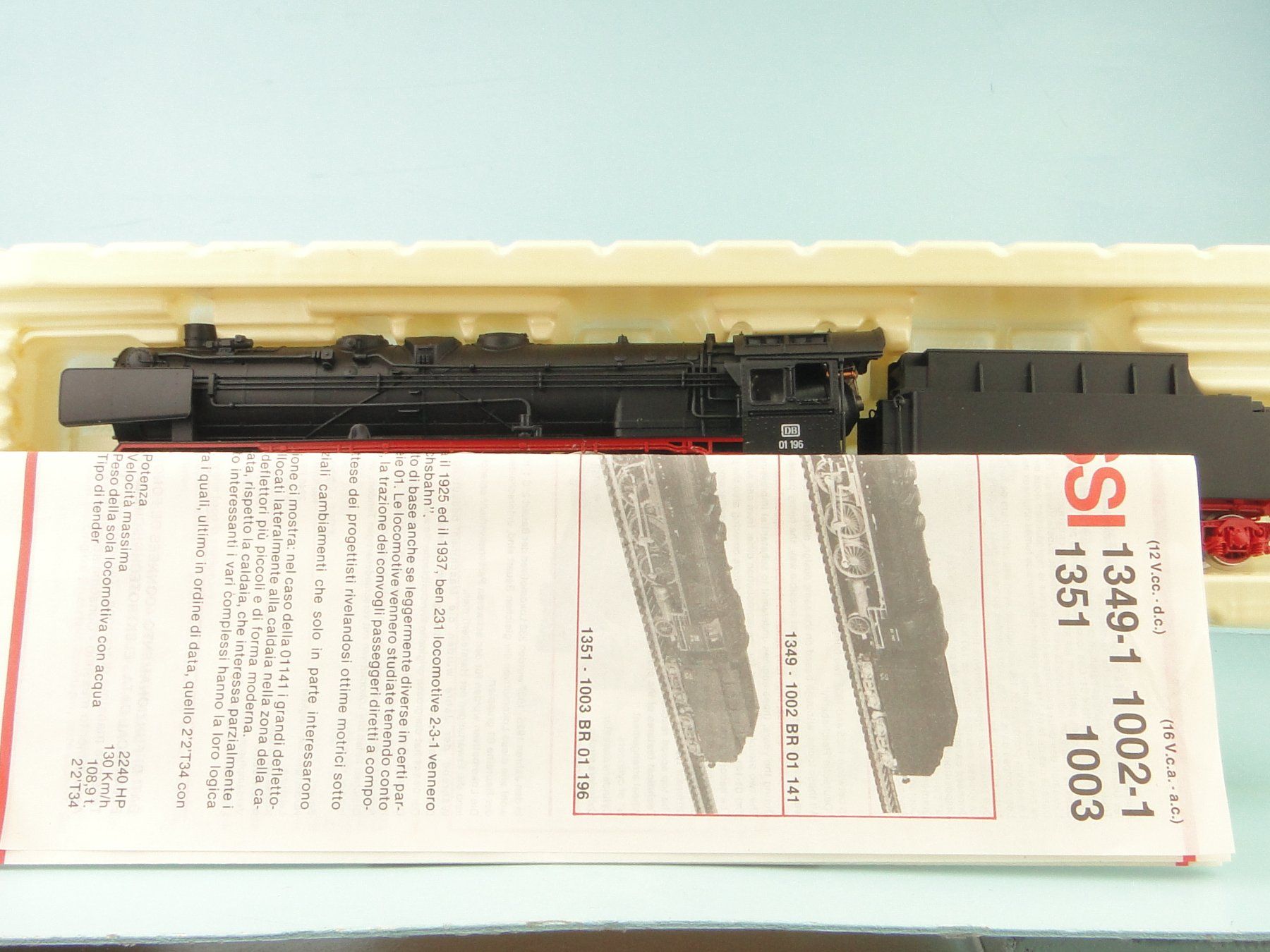 Rivarossi Modellini di ferrovie: Rivarossi H0 1351 DB BR 01 – Usato da Bülach venduto da cann11 9