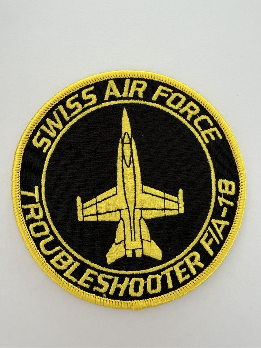 Schweizer Armee Placchette & Badge: Swiss F/A-18 Troubleshooter patch  – Usato da Chamoson venduto da Lio_Rey