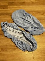 Sensillo Fixleintuch aus Frotte Blue 75x35cm (x2)