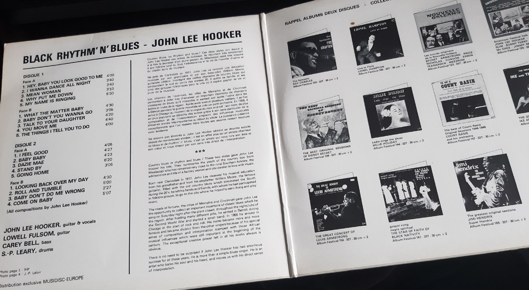 Dischi in vinile: JOHN LEE HOOKER: Black rhythm' n' blues – Usato da Frick venduto da kyb_yq8h 1