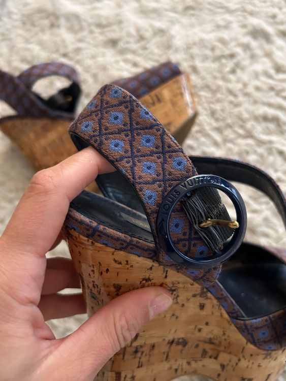 Louis Vuitton Sandalen ~ Wedge ~ good Keilabsatz