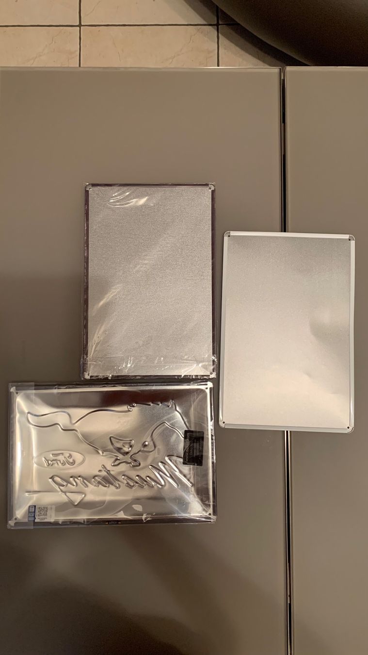Tutte le decorazioni: Plaques tôle Mustang – Nuovo e nell'imballaggio originale da Bramois venduto da Chrisvol 1