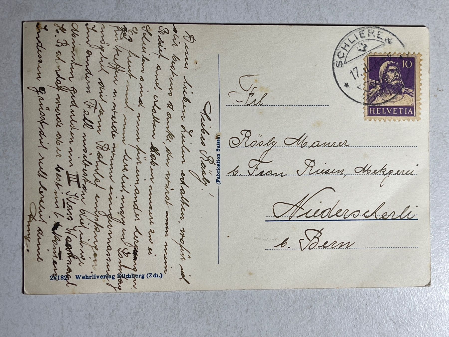 Cartoline postali: Alte Ansichtskarte Schlieren ZH, Kirche, – Usato da Strengelbach venduto da Aschatan5 1