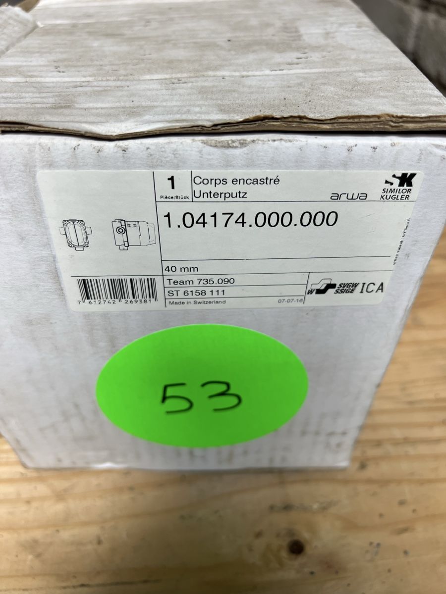 Pompe & Parti di ricambio: Unterputz neu in Verpackung – Nuovo e nell'imballaggio originale da Neuenhof venduto da Willi111