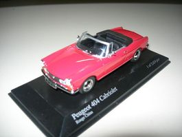 Peugeot 404 Cabriolet 1962  * Minichamps  1:43