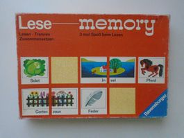 LESE-Memory - vintage Ravensburger Spiel