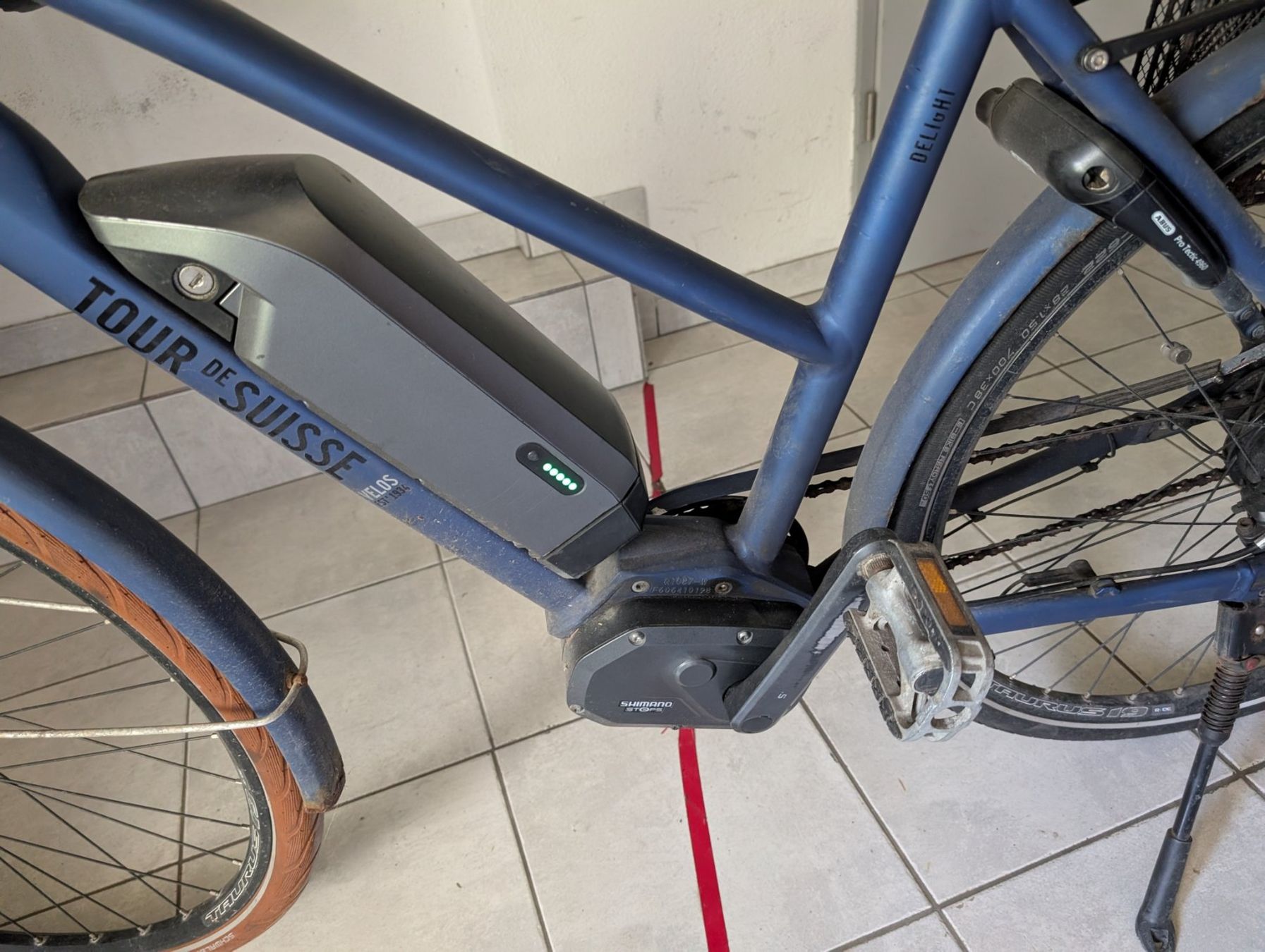 Tour de Suisse Biciclette: eBike TDS steps delight lady 52cm blau – Usato da St. Gallen venduto da empok-nor 3