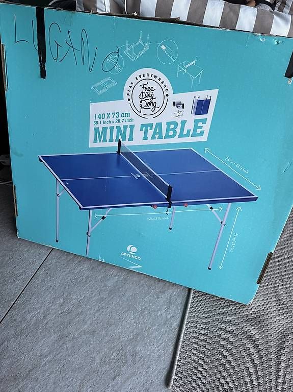 Tischtennis: Tischtennistisch / tavolo da ping-pong – Gebraucht aus Canobbio von nat_2w2s