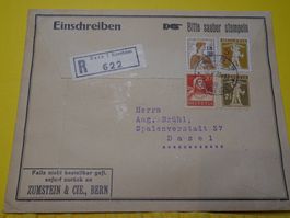 3.V.30., SPEZIAL BRIEF VON ZUMSTEIN BRIEFMARKEN IN BERN