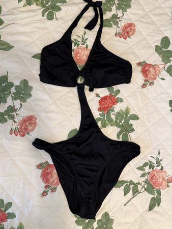 Monokini schwarz Grösse 38 B-Cup Gothic 🖤