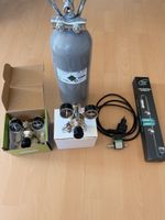 Aquarium CO2 Komplettanlage teilweise neu 