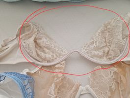 H&M BH Spitze Heelbeige Grösse 85B, neu