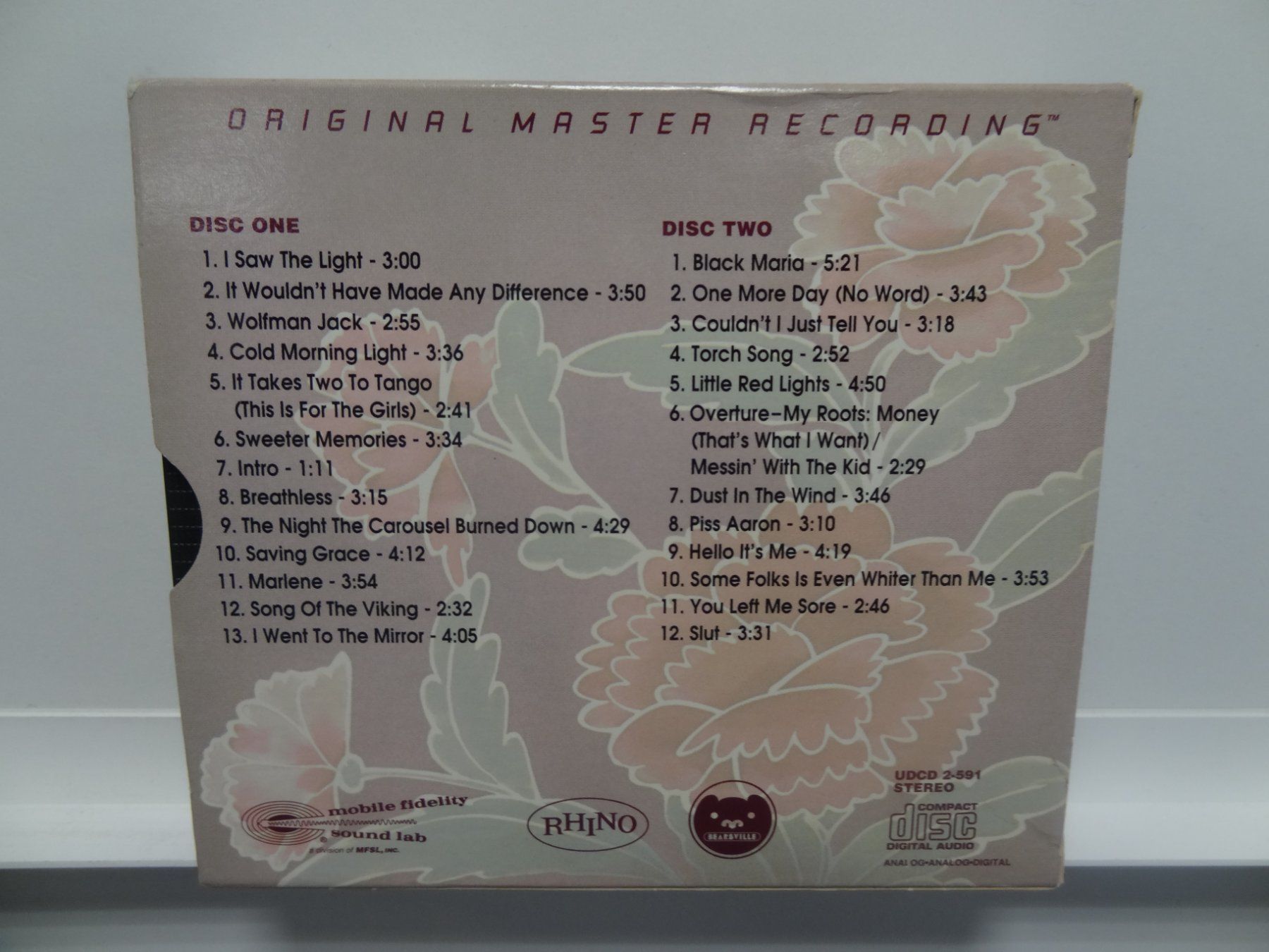 CD: Todd Rundgren "Something/Anything?" Mobile Fidelity -CD – Usato da luzern venduto da musicandart 1